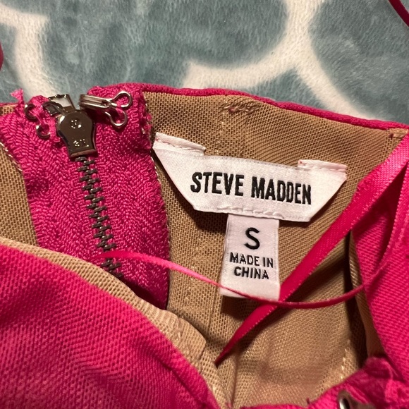 BRAND NEW Steve Madden pink corset top - Picture 4 of 7